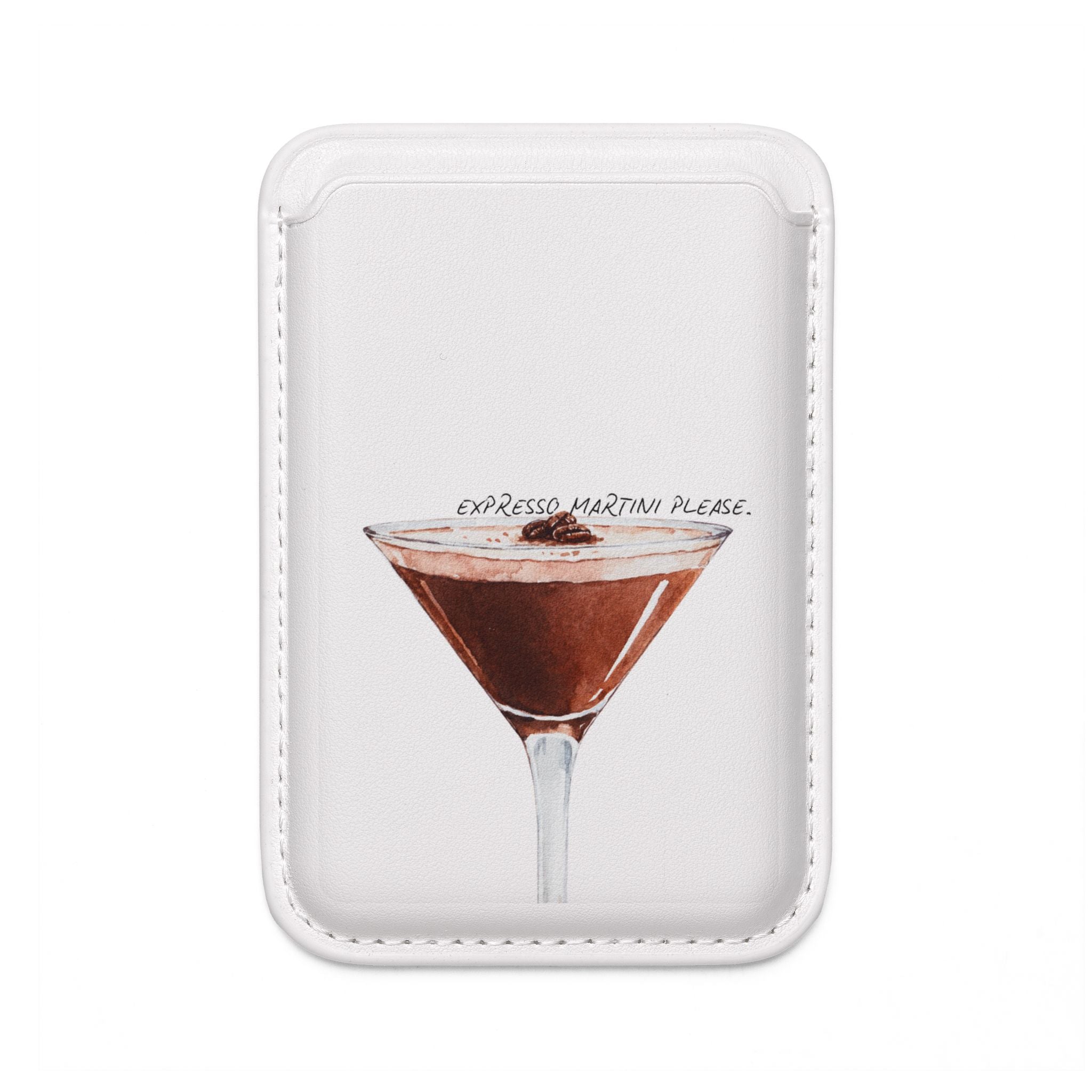 Vegan MagSafe Wallet — Expresso Martini